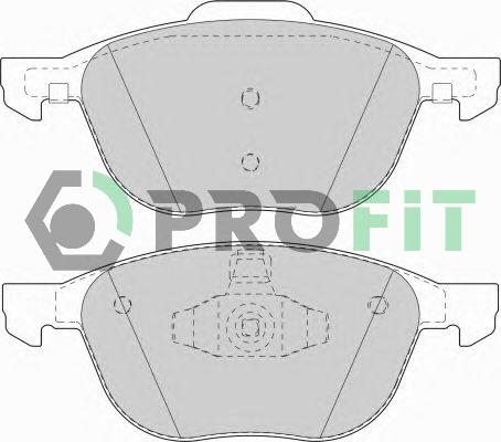 Profit 5000-1594 C - Bremžu uzliku kompl., Disku bremzes ps1.lv