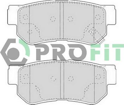 Profit 5000-1606 - Bremžu uzliku kompl., Disku bremzes ps1.lv