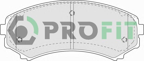 Profit 5000-1603 - Bremžu uzliku kompl., Disku bremzes ps1.lv