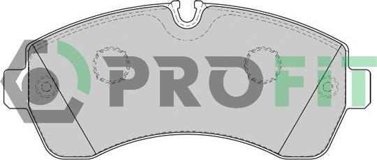 Profit 5000-1777 - Bremžu uzliku kompl., Disku bremzes ps1.lv