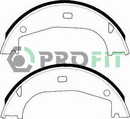 Profit 5001-0546 - Bremžu loku komplekts ps1.lv