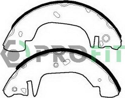 Profit 5001-0542 - Bremžu loku komplekts ps1.lv