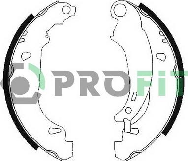 Profit 5001-0584 - Bremžu loku komplekts ps1.lv