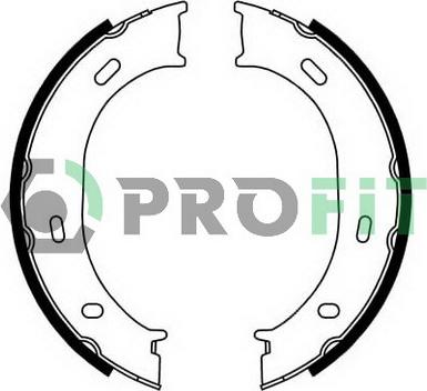 Profit 5001-0624 - Bremžu loku komplekts ps1.lv