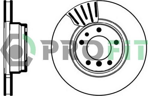 Profit 5010-0624 - Bremžu diski ps1.lv