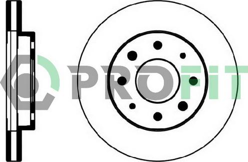 Profit 5010-0885 - Bremžu diski ps1.lv