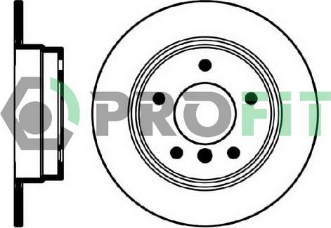 Profit 5010-0249 - Bremžu diski ps1.lv