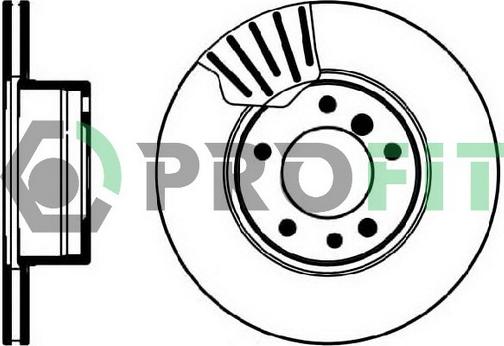 Profit 5010-0211 - Bremžu diski ps1.lv