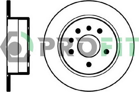 Profit 5010-0239 - Bremžu diski ps1.lv