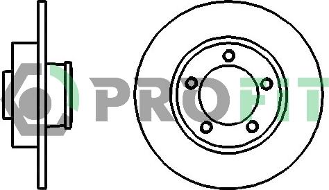 Profit 5010-1498 - Bremžu diski ps1.lv