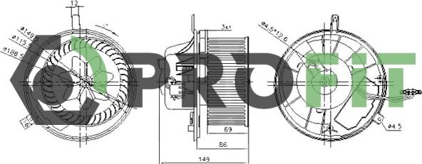 Profit 1860-0004 - Salona ventilators ps1.lv