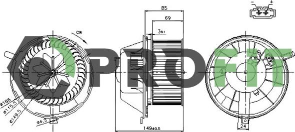 Profit 1860-0003 - Salona ventilators ps1.lv