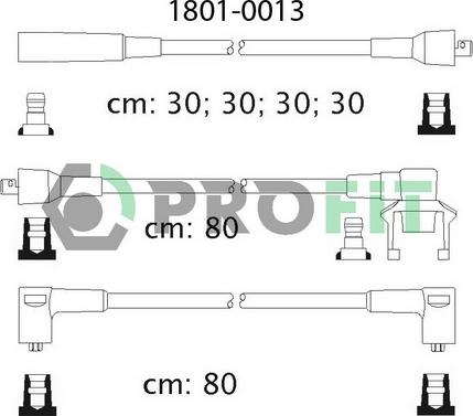 Profit 1801-0013 - Augstsprieguma vadu komplekts ps1.lv