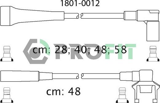 Profit 1801-0012 - Augstsprieguma vadu komplekts ps1.lv