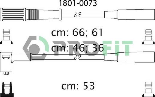 Profit 1801-0073 - Augstsprieguma vadu komplekts ps1.lv