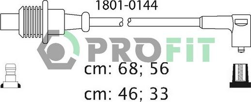 Profit 1801-0144 - Augstsprieguma vadu komplekts ps1.lv