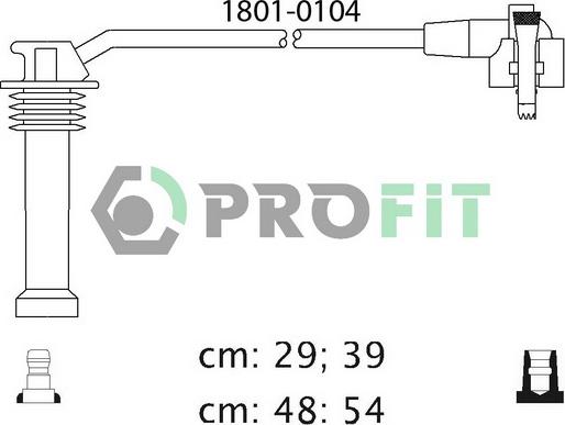 Profit 1801-0104 - Augstsprieguma vadu komplekts ps1.lv