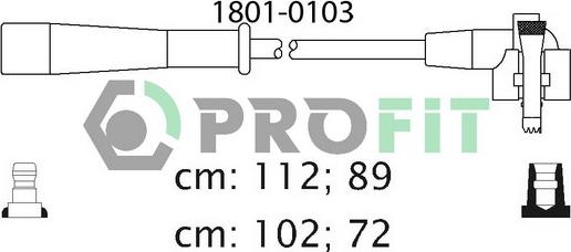 Profit 1801-0103 - Augstsprieguma vadu komplekts ps1.lv