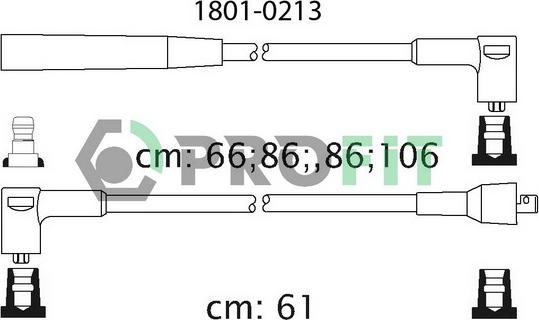 Profit 1801-0213 - Augstsprieguma vadu komplekts ps1.lv