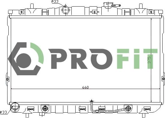Profit 1740-0162 - Radiators, Motora dzesēšanas sistēma ps1.lv