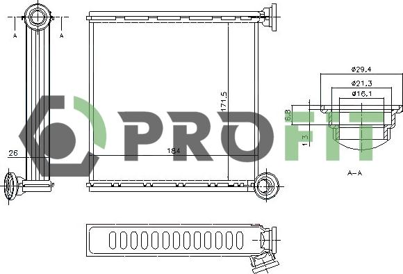 Profit 1760-0012 - Siltummainis, Salona apsilde ps1.lv