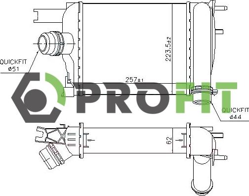 Profit 1780-0165 - Starpdzesētājs ps1.lv