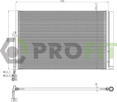 Profit 1770-0020 - Kondensators, Gaisa kond. sistēma ps1.lv