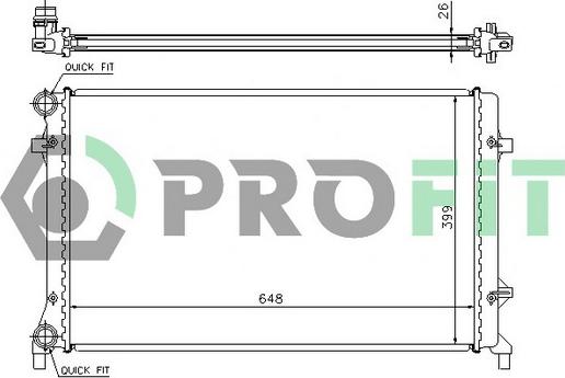 Profit PR 9560C1 - Radiators, Motora dzesēšanas sistēma ps1.lv