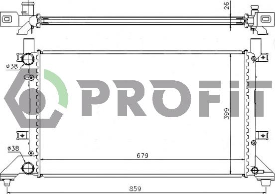 Profit PR 9567A8 - Radiators, Motora dzesēšanas sistēma ps1.lv