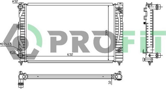 Profit PR 9539A1 - Radiators, Motora dzesēšanas sistēma ps1.lv