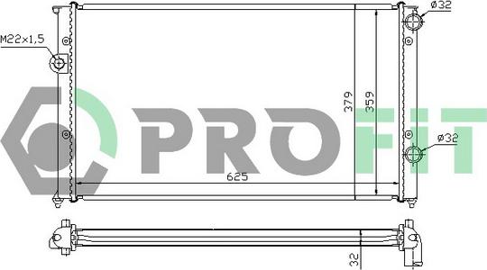 Profit PR 9537A3 - Radiators, Motora dzesēšanas sistēma ps1.lv