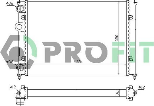 Profit PR 9522A5 - Radiators, Motora dzesēšanas sistēma ps1.lv