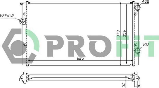 Profit PR 9522A3 - Radiators, Motora dzesēšanas sistēma ps1.lv