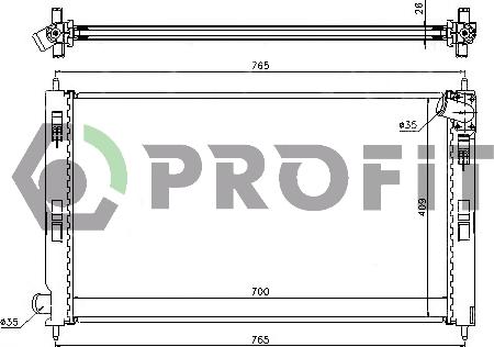 Profit PR 4012A1 - Radiators, Motora dzesēšanas sistēma ps1.lv