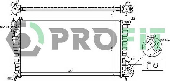 Profit PR 5560A1 - Radiators, Motora dzesēšanas sistēma ps1.lv