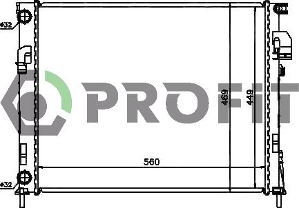 Profit PR 5058A5 - Radiators, Motora dzesēšanas sistēma ps1.lv