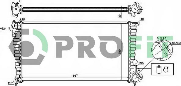 Profit PR 0547A1 - Radiators, Motora dzesēšanas sistēma ps1.lv