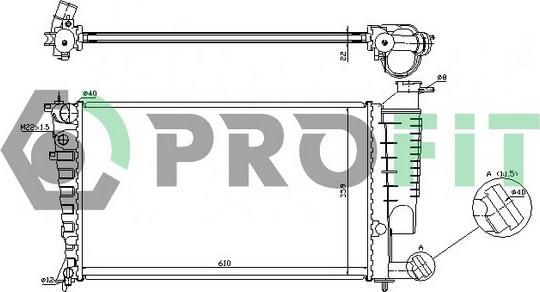 Profit PR 0520N1 - Radiators, Motora dzesēšanas sistēma ps1.lv