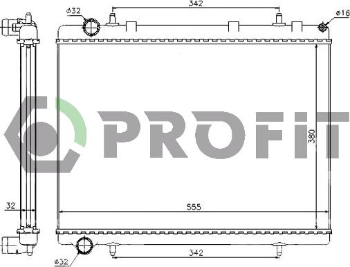 Profit PR 0523A1 - Radiators, Motora dzesēšanas sistēma ps1.lv