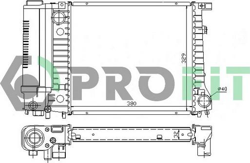 Profit PR 0054A2 - Radiators, Motora dzesēšanas sistēma ps1.lv