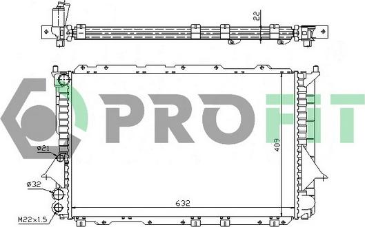 Profit PR 0014A4 - Radiators, Motora dzesēšanas sistēma ps1.lv