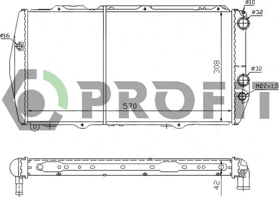 Profit PR 0012A6 - Radiators, Motora dzesēšanas sistēma ps1.lv