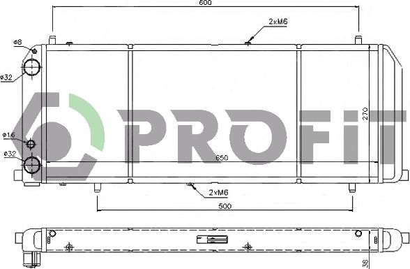 Profit PR 0012A7 - Radiators, Motora dzesēšanas sistēma ps1.lv