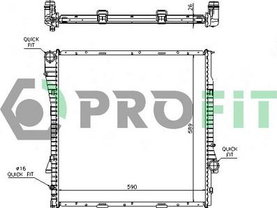 Profit PR 0075A1 - Radiators, Motora dzesēšanas sistēma ps1.lv