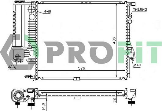 Profit PR 0070A1 - Radiators, Motora dzesēšanas sistēma ps1.lv