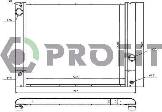 Profit PR 0071A4 - Radiators, Motora dzesēšanas sistēma ps1.lv