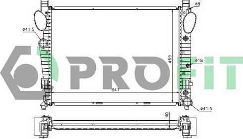 Profit PR 3565A1 - Radiators, Motora dzesēšanas sistēma ps1.lv