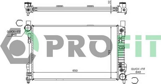 Profit PR 3567A1 - Radiators, Motora dzesēšanas sistēma ps1.lv