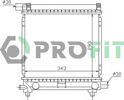 Profit PR 3524A1 - Radiators, Motora dzesēšanas sistēma ps1.lv