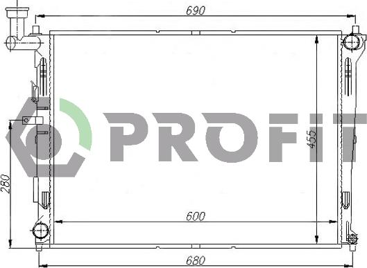 Profit PR 2910A1 - Radiators, Motora dzesēšanas sistēma ps1.lv